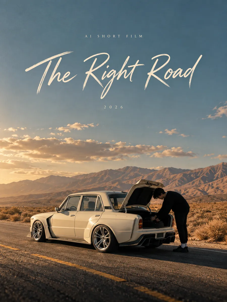 The Right Road AI 公路短片封面